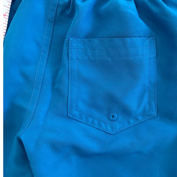 Puma Boys Neon Blue Swim Trunks Size 5 NWT - Picture 7 of 11